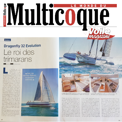 Dragonfly 32 Evolution : Le roi des trimarans