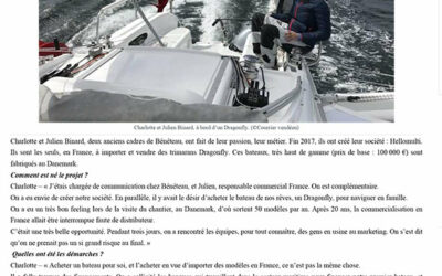 Un couple challandais unique importateur de bateau en France