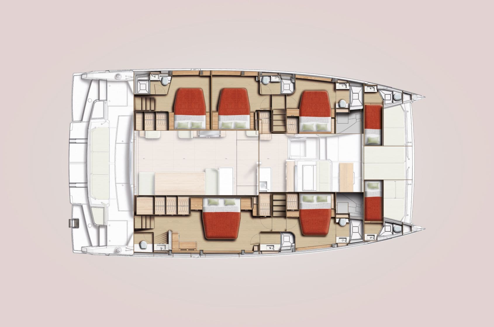 5 Cabines